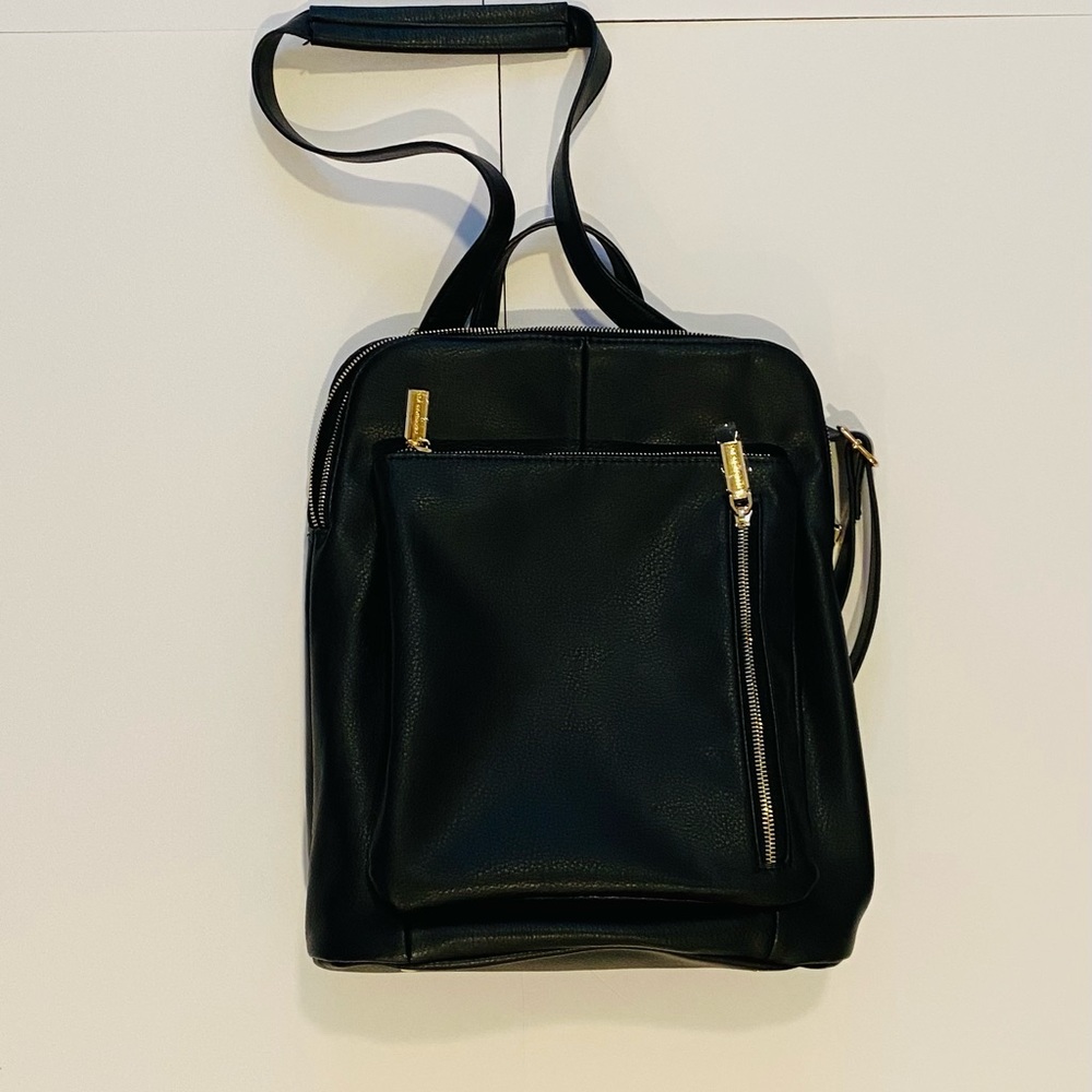 Black Expressions NYC Backpack, Very gently used. Zippers still covered.